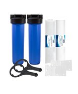 2 Stage Whole House Water Filter System w- 20-Inch Big Blue Housing -1 I... - €194,36 EUR