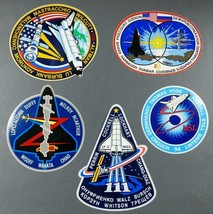 lot of 5 Space Flight Shuttle Sticker Decals Patches  - $23.76