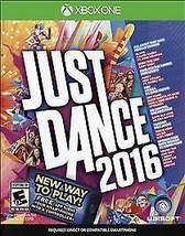 JUST DANCE 2016 XBOX ONE NEW! LADY GAGA, BRITNEY SPEARS, NICK JONAS, KAT... - $10.88