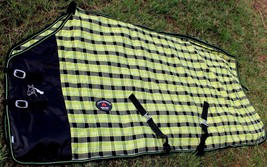 66&quot; Horse Equine Cotton Day Sheet Blanket Rug Linner Summer Spring Green... - $729.07 MXN
