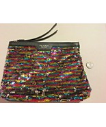 Victoria’s Secret Clutch Purse Makeup Bag Sequins Zipper 7 X 9” SKU 042-059 - €15,11 EUR