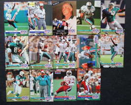 1992 Pro Set Series 1 Miami Dolphins Team Set of 14 Football Cards - £3.93 GBP