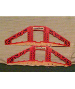 Vintage Goodyear Cardboard Model Railroad Train Or Slot Car Bridge Trestles - $10.00