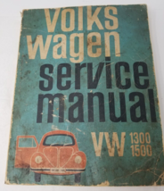 1969 Reprint &#39;71 Volkswagen Service Manual VW 1300 1500 Robert Bentley Well Worn - $23.70