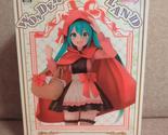 Miku Wonderland Figure Red Riding Hood Japan Authentic Taito Hatsune Miku - £44.10 GBP