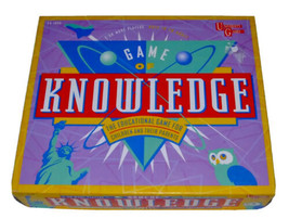 Game of Knowledge Educational Children BoardGame 1995 University Games 1800 - £10.19 GBP
