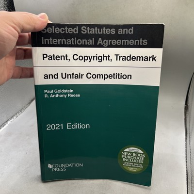 Patent, Copyright, Trademark and Unfair Competition, Selected Statutes 2021 Item image 2