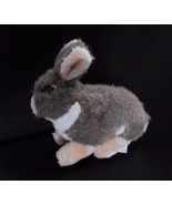 Dan Brechner Plush BUNNY RABBIT Brown Tan White Stuffed Animal Vintage 8&quot; - $9.75