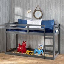 Gaston Twin Loft Bed, Gray Finish - $332.00