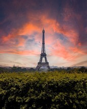 Digital Image Picture Photo Pic Wallpaper Background Eifel tower Sun Rise 6 - £0.76 GBP