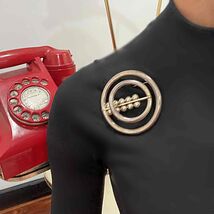 OOAK! Big mODERNIST KinETIC mOVING sterling Silver Brooch! Amazing! OFFeR! - $784.56