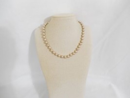 Charter Club 16&quot; Silver-Tone Taupe Simulated Pearl Necklace R946 - $16.31