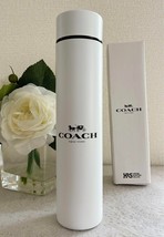 Coach Novelty Stainless bottle with box White Beige Toviaz 200ml o.2L - £51.67 GBP