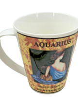 AQUARIUS Tall Zodiac What&#39;s Your Sign Mug Large Coffee Cup Astrology Gift - £14.69 GBP