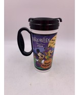 2008 Disney Parks Halloween Plastic Insulated Travel Mug with Lid Mickey... - £11.75 GBP