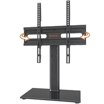 Universal Swivel Tv Stand - Table Top Tv Stand For 27-60 Inch Lcd Led Tvs - Heig - £51.95 GBP