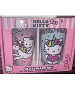 Hello Kitty 2 Piece Glassware Set 16oz (473ML) - $373.95 MXN