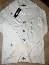 Jones New York Button Collared Sweater Cardigan Size Small BNWTS $79.00 - $380.94 MXN