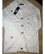 Jones New York Button Collared Sweater Cardigan Size Small BNWTS $79.00 - $380.94 MXN
