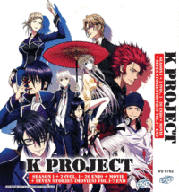 Anime K Project Sea 1-2 VOL.1-26 End + Movie + Seven Stories Dvd English Dubbed - £31.75 GBP