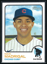 2022 Topps Heritage #314 Nick Madrigal Chicago Cubs - £1.53 GBP