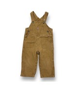 Carhartt Overalls Brown Play Bib boy girl unisex Baby Logo 18 Months - £18.49 GBP