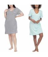 Honeydew ~ Extra Large 2 Pack Jersey Sleep Shirts Heather Gray/Moonfish ... - $498.41 MXN