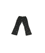 LANDS END Pre Teen Girls Cotton Pants KIDS Size 14 L Large Black w/ GOLD... - $176.88 MXN
