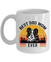 Border Collie Dogs Coffee Mug Ceramic Gift Best Dog Mom Ever White Mugs For Her - £13.36 GBP+