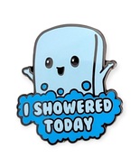 I Showered Today Enamel Pin: Kawaii Soap - $19.90