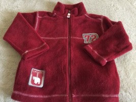 Kid Connection Boys Red Sports U 72 Fleece Long Sleeve Coat 2T - $5.39