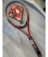NEW Wilson Impact Volcanic Frame Technology 4 1/2 Grip Tennis Racket Tit... - €34,72 EUR