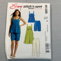 ©2008 Easy Stitch N&#39; Save By McCall&#39;s Sewing Pattern M5565; Miss Sz 14-16-18-20 - £8.48 GBP