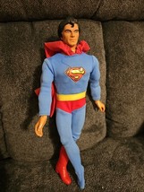 Vintage 1977 MEGO 12 1/2&quot; Superman Action Figure Doll As Is DC Comics - $79.17