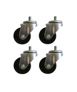 Set of 4, Heavy Duty Phenolic Caster Wheel, 550 Lb Capacity ea, Roller B... - £23.60 GBP