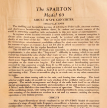 1931 Sparton Radio Model 60 Converter Info Advertisement Catalog Page F20B - $372.61 MXN