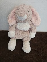 Mary Meyer Putty Bunny Rabbit Plush Stuffed Animal Tan Ivory White Chest Feet - £19.76 GBP