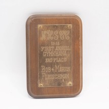 1958 Gymkhana Pittsburgh Nord Hills SPORTS Voiture Club Award Plaque - £33.67 GBP