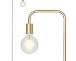 Industrial Floor Lamp With Light Bulb, Metal Standing Lamp,Tall Modern B... - $49.99