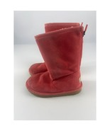 Ugg Boots Kids Size 11 Pink Classic Sheepskin Winter Boot Wild Rose Kidcore - $66.48 CAD