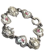 VERY RARE Antique Vintage Sterling Silver Decade Rosary 5” for child/sma... - $2,198.00 MXN