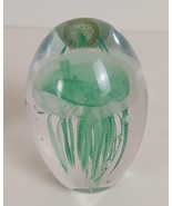 Dynasty Gallery Green Jellyfish Paperweight With Label - $504.78 MXN