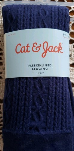 Two (2) Pair ~ Cat & Jack Brand ~ Girl's Size 12-14 ~ Tights & Leggings (101) Item image 2