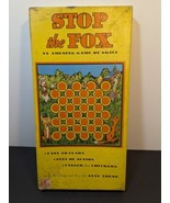 Rare 1934 Stop the Fox Board Game Still &amp; Einson Long Island NY George C... - £189.76 GBP