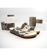 Birkenstock Arizona Split Iron Leather Shearling Sandals Mens 45 12 NIB - $3,058.70 MXN