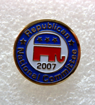 2007 Republican National Committee Convention Enamel Hat Lapel Pin - £5.91 GBP