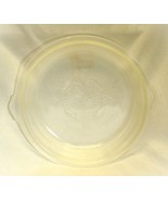 Glasbake 505 Etched Poppy Pattern Clear Round Casserole Dish Lid Only USA - £13.17 GBP