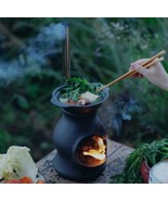 Coarse pottery observation furnace Dual use charcoal stove and firewood ... - $526.18 CAD