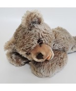 Steiff Floppy Zotty Bear Rattle in Paw Sleeping Button Vintage 28 cm Germany - $98.01