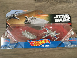 2014 Star Wars Transporter Vs X-WING Fighter Hot Wheels Die Cast Mattel New - £15.80 GBP